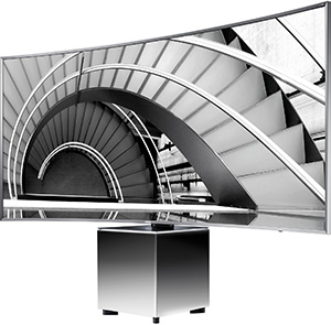 IFA 2015 : Samsung expose une TV SUHD au format 21:9