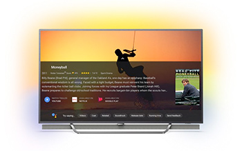 Illustration d'une TV connect�es Philips avec Android - (cr�dit : Philips)