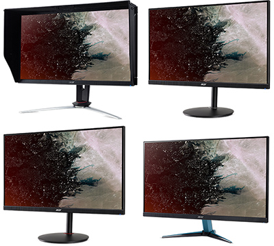 Photo des �crans Acer Nitro annonc�s lors de la conf�rence de presse de l'IFA 2018