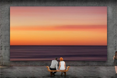 Illustration de l'�cran Micro LED The Wall - (cr�dit : Samsung)