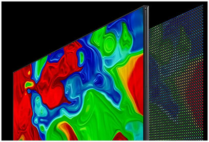 Illustration de la technologie Mini-LED RGB