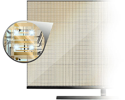 Illustration de la technologie Vidrian Mini-LED