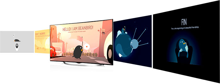 Technologie WebOS avec Bean Bird