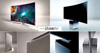 Le design stylé des TV Samsung SUHD