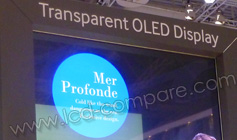IFA 2015 : Samsung d�voile son �cran OLED transparent � usage professionnel