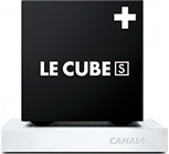Le décodeur Le Cube S permet de réceptionner les chaînes Canal + par Internet