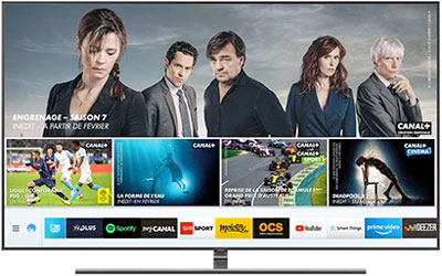 MyCanal sur une TV connecte Samsung