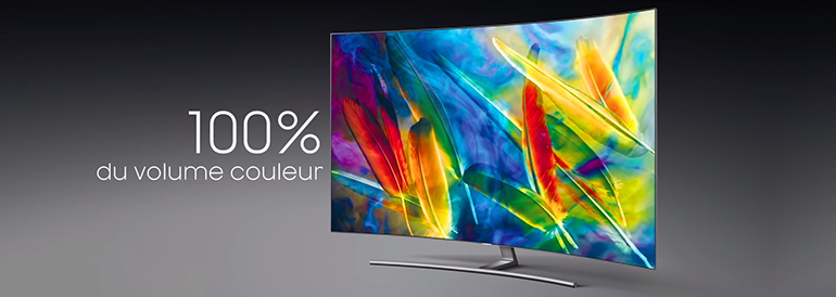 Illustration d'une TV QLED Samsung - La Nouvelle Innovation TV (The Next Innovation in TV) Liste des TV Samsung QLED actuellement proposées par les marchands référencés sur LCD-Compare