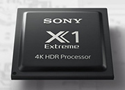 Les TV OLED Bravia de Sony sont dotées du processeur 4K HDR Processor X1 Extreme afin d'améliorer la qualité des images Illustration du processeur 4K HDR Processor X1 Extreme intégré aux TV OLED Sony Bravia
