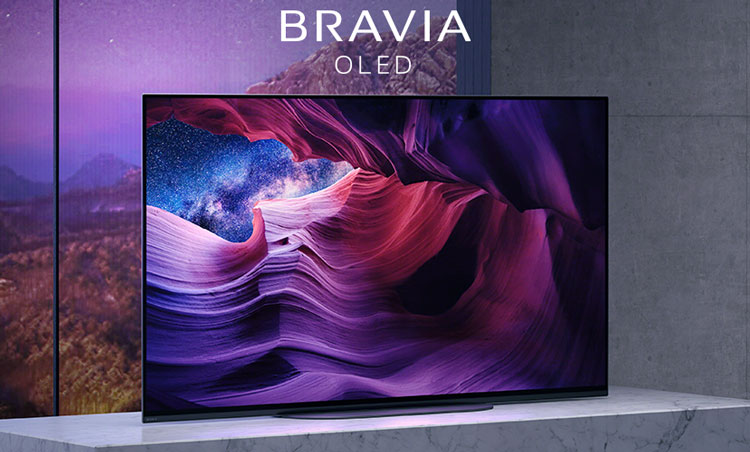 Visuel pr�sentant une TV Sony BRAVIA OLED