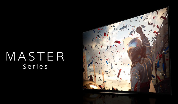 Visuel pr�sentant une TV Sony MASTER Series