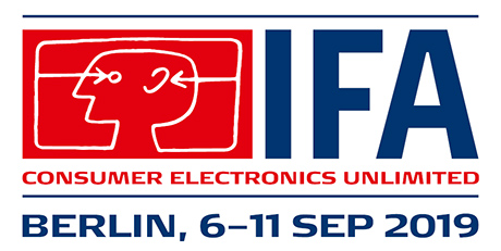 Le salon IFA 2019 se tiendra à Berlin du 6 au 11 Septembre 2019 Logo IFA 2019
