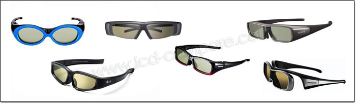 Exemple de lunettes pur TV 3D