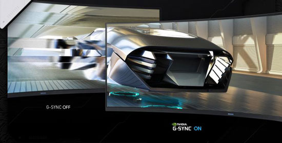 Visuel illustrant les performances en fluidité d'affichage d'un écran Samsung Odyssey G9 Les moniteurs Odyssey sont compatibles FreeSync 2 et G-Sync afin de préserver un affichage net des images en mouvement