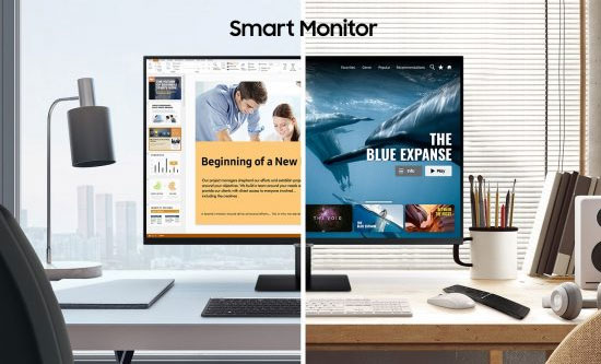 Illustration d'un moniteur Samsung Smart Monitor