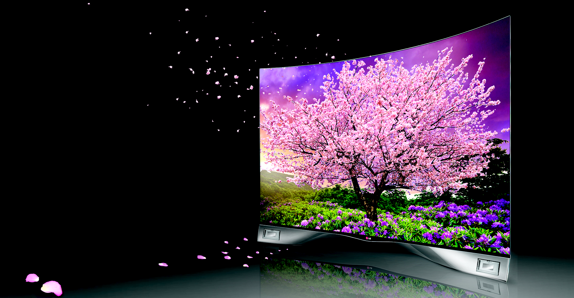 Телевизор lg картинка синяя