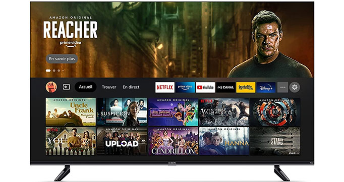 Visuel repr�sentant une TV connect�e Fire TV