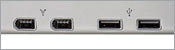 Apple Cinema Ports USB et Firewire Apple Cinema Ports USB et Firewire