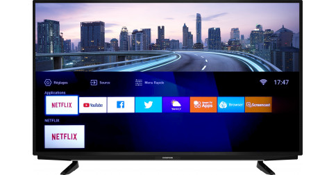 GRUNDIG 55GEU7900B - 139 cm - Fiche technique, prix et avis