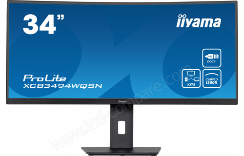 Iiyama ProLite XCB3494WQSN-B5 Moniteur incurvé 86,4 cm (34 pouces