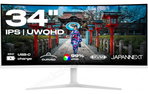 JAPANNEXT JN-I340UWQHD60C-C65W-HS-W