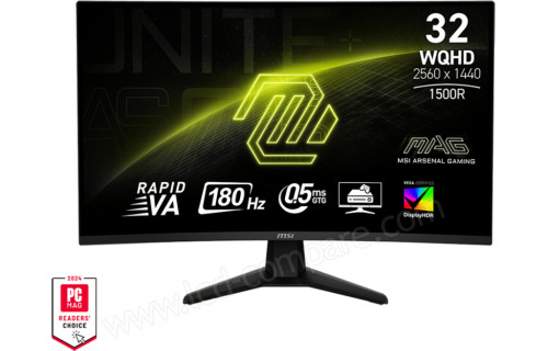 MSI MAG 32CQ6F - 31.5 pouces - Fiche technique, prix et avis