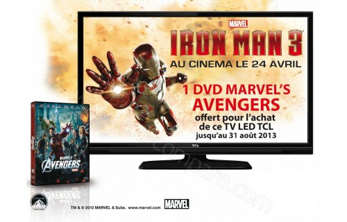 TCL L39E3000FC DVD Avengers