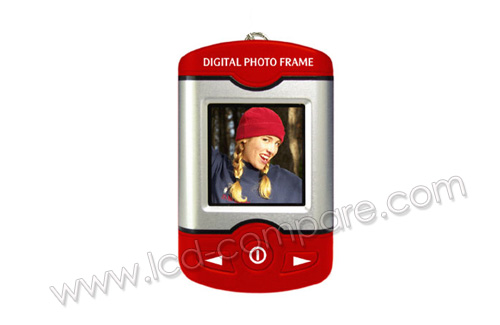 TECHMOBILITY Porte cl&eacute; photo Rouge