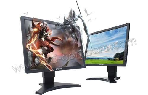 ディスプレイ・モニター本体 ZALMAN ZM-M220W 2D/3D Monitor ZALMAN ZM-M220W - 22 pouces - Fiche technique, prix et avis