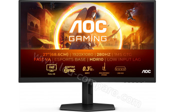 AOC C27G4ZXU - 27 pouces - A partir de : 168.59 € chez PcComponentes