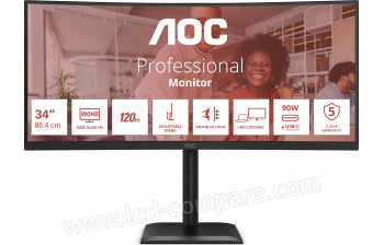 AOC CU34E4CV - 34 pouces - A partir de : 307.23 &euro; chez Super10Count chez RueDuCommerce