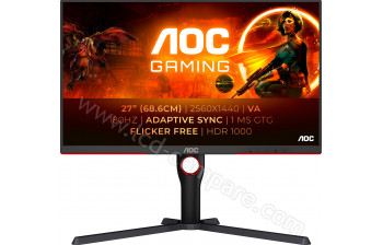 AOC Q27G3XMN/BK - 27 pouces