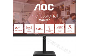 AOC U27E4CV - 27 pouces - A partir de : 266.69 &euro; chez Topbiz