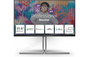 AOC U32U3CV - 31.5 pouces - A partir de : 587.83 &euro; chez Morelenet chez Amazon
