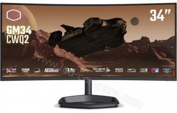 COOLER MASTER GM34-CWQ2 - 34 pouces