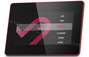 ENERGY SISTEM Photo Frame 730 Rouge - 7"