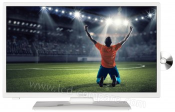 ESSENTIELB Velinio 28'' Combo DVD Blanc - 70 cm