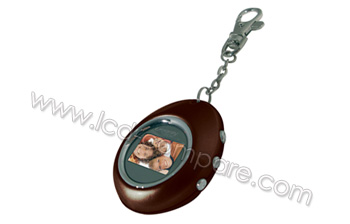 GENERIQUE Porte Cl&eacute; 56 Photos Noir - 1.1"