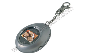 GENERIQUE Porte Cl&eacute; 56 Photos Gris - 1.1"