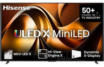 HISENSE 110UXNQ - 279 cm - A partir de : 19990.00 € chez Son-Vidéo