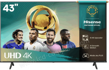HISENSE 43A69Q - 108 cm - A partir de : 268.37 &euro; chez Yeppon chez Amazon