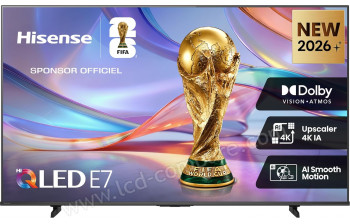 HISENSE 65E7DS - 164 cm - A partir de : 599.00 &euro; chez Amazon