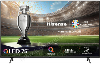 HISENSE 75E7NQ - 189 cm - A partir de : 944.03 &euro; chez Bighub chez Pixmania