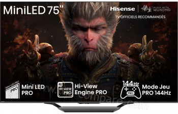 HISENSE 75U7NQ - 189 cm - A partir de : 1556.99 &euro; chez m_plus chez Rakuten