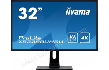 IIYAMA ProLite XB3288UHSU-B1 - 31.5" - A partir de : 494.99 € chez Espace disque chez FNAC