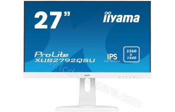 IIYAMA ProLite XUB2792QSU-W1 - 27 pouces - A partir de : 250.30 € chez Villatech chez RueDuCommerce