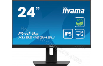 IIYAMA ProLite XUB2463HSU-B1 - 23.8 pouces - A partir de : 164.54 € chez Mon Parc Informatique