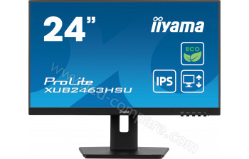 IIYAMA ProLite XUB2463HSU-B1 - 23.8 pouces - A partir de : 232.21 &euro; chez Euro Hub Store chez Cdiscount