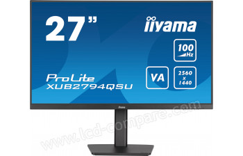 IIYAMA ProLite XUB2794QSU-B6 - 27 pouces - A partir de : 184.05 € chez Villatech chez Rakuten