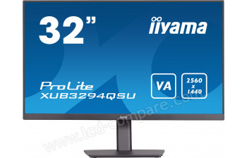 IIYAMA ProLite XUB3294QSU-B1 - 31.5 pouces - A partir de : 239.90 € chez La Boutique du Net chez Amazon